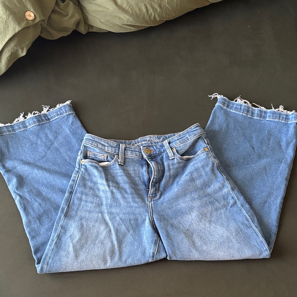 Wide leg mom Jeans